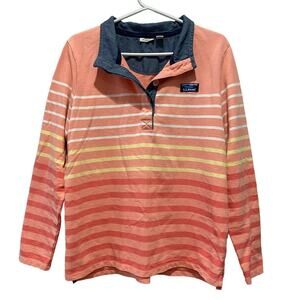 L.L. Bean Long Sleeve Sweater Shirt Size Large